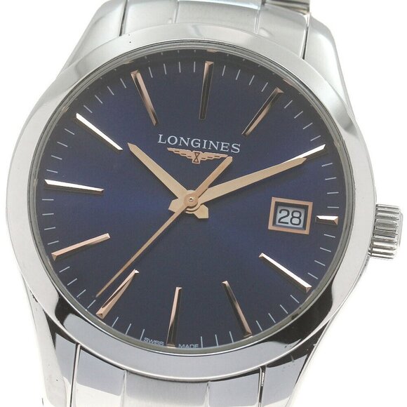 LONGINES Conquest Classic L2.386.4 Navy Dial Quartz Ladies Watch main image 9